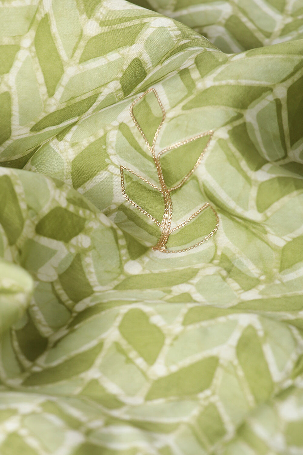 Dark Green Pure Luxe Vegan Saree image number null