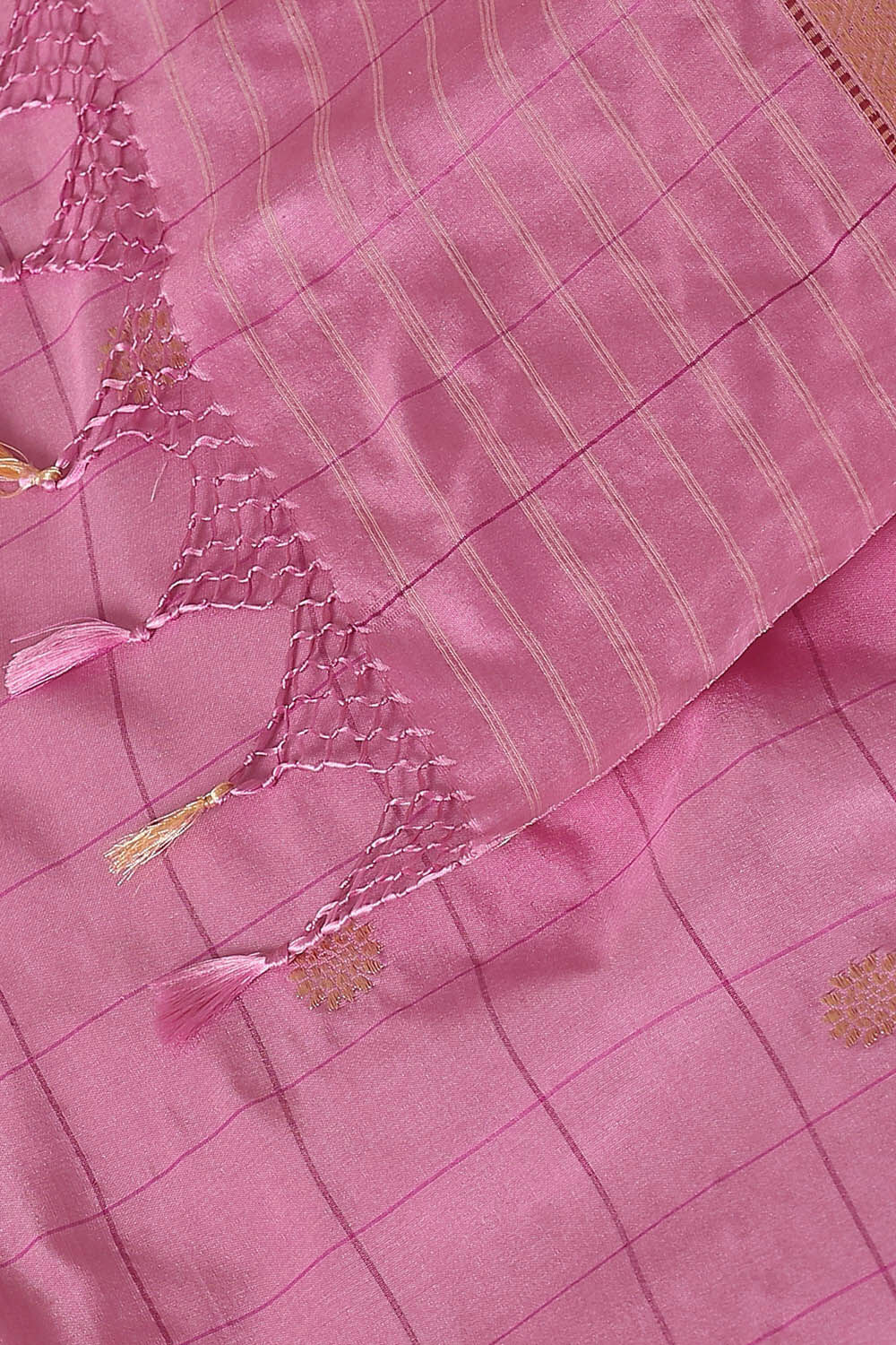 Light Pink Pure Silk Banarasi Saree image number null