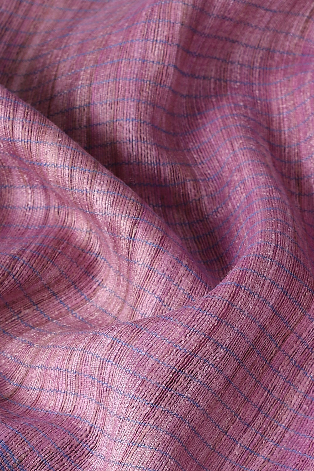 Light Violet Pure Tussar Silk Bhagalpuri Saree image number null