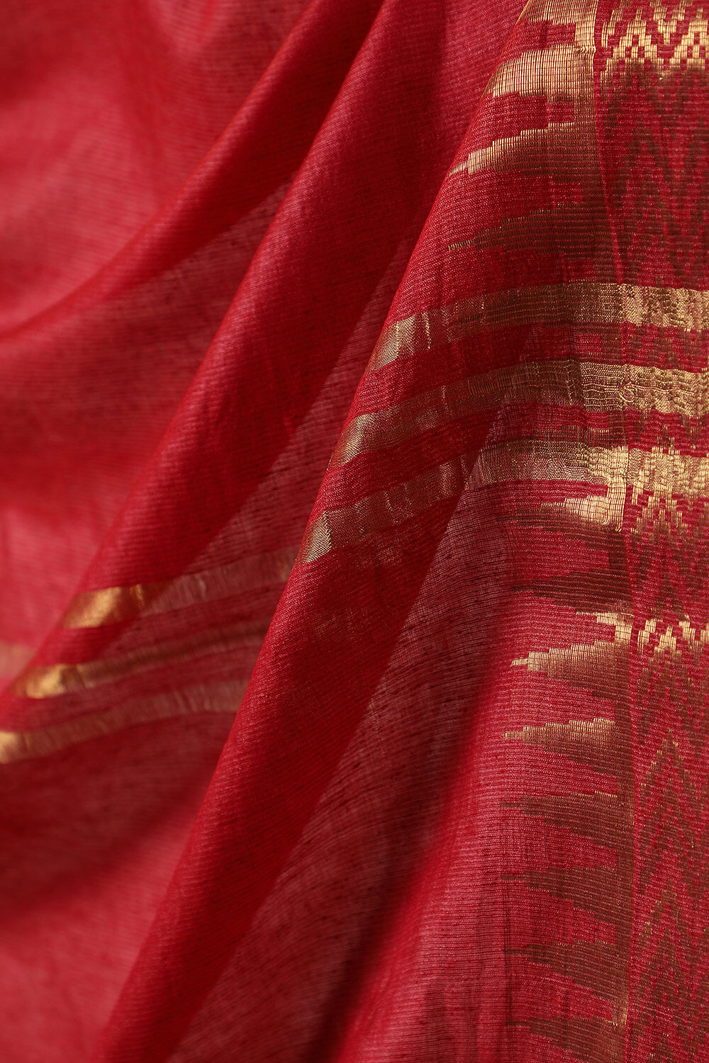 Navy Chattisgarh Woven Pure Tussar Silk Saree image number null