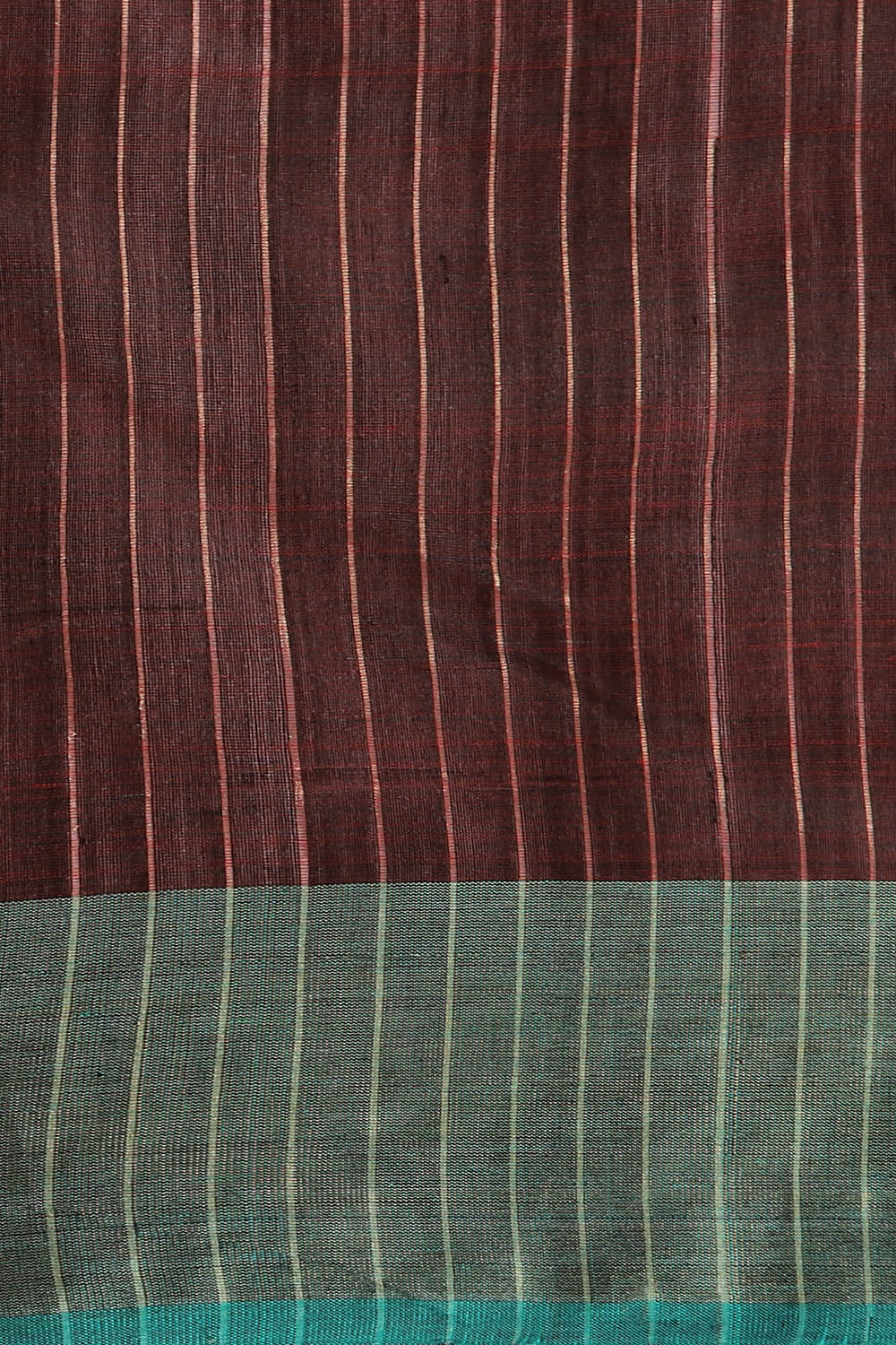 Red Pure Tussar Silk Bhagalpuri Saree image number null
