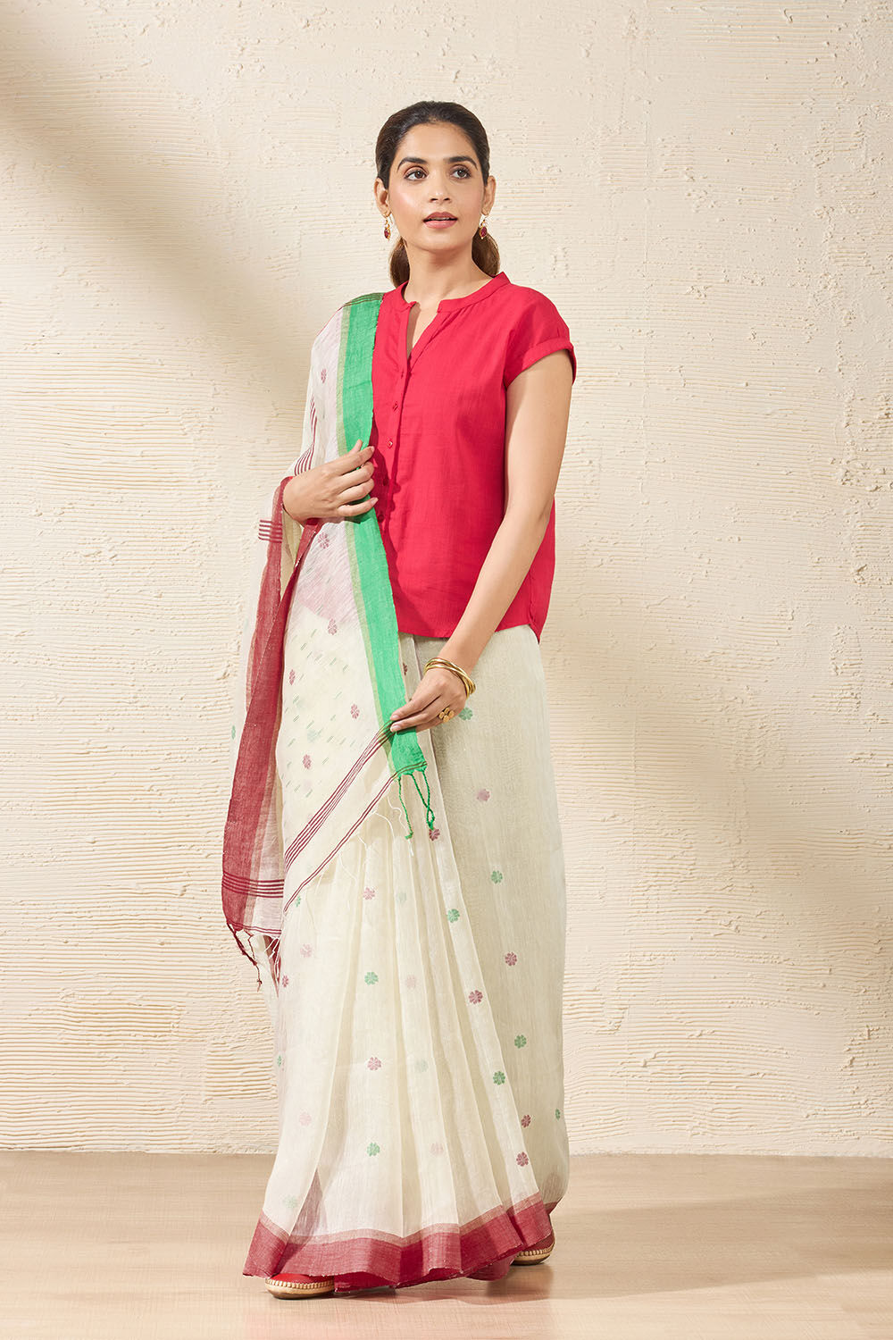 【COUNTER POINT】 JAMDANI SAREE BLOUSE COUNTER POINT】 JAMDANI SAREE BLOUSE COUNTER POINT】 JAMDANI