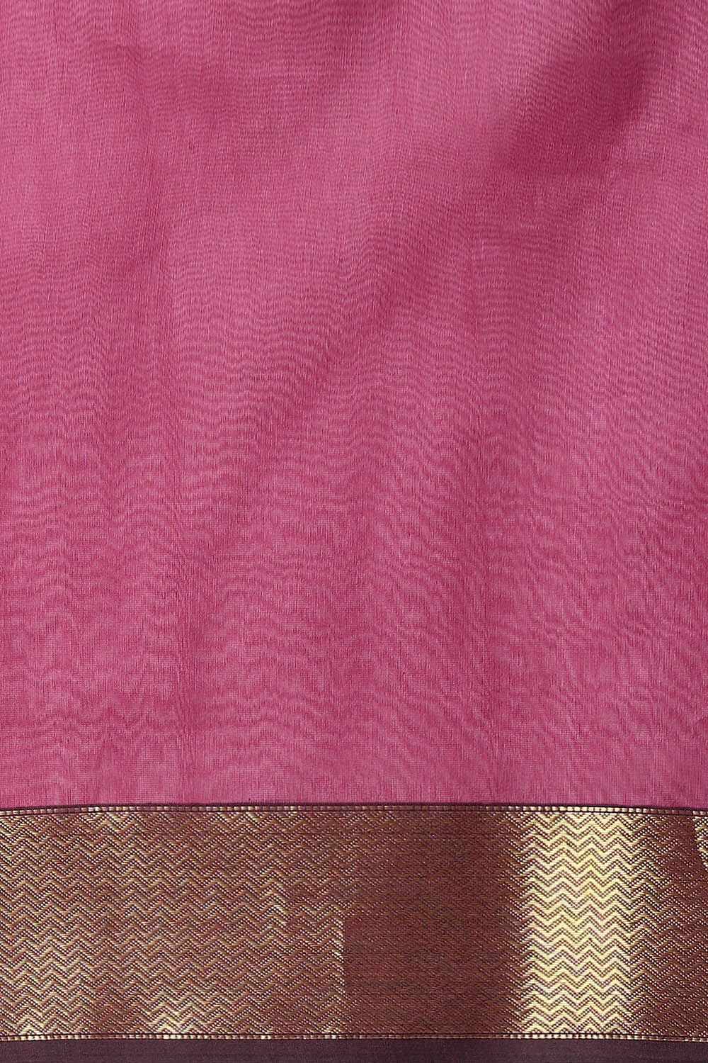 Dark Pink Pure Silk Cotton Maheswari Saree image number null