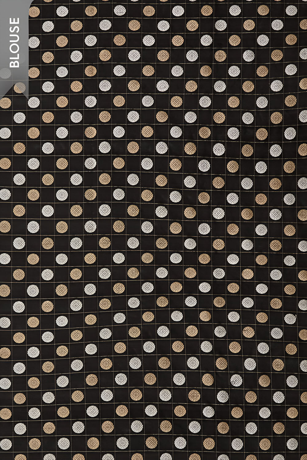 Black Pure Silk Kadwa Banarasi Saree image number null