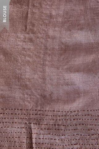 Brown Bengal Tussar Hand Painted Saree thumbnail image number null