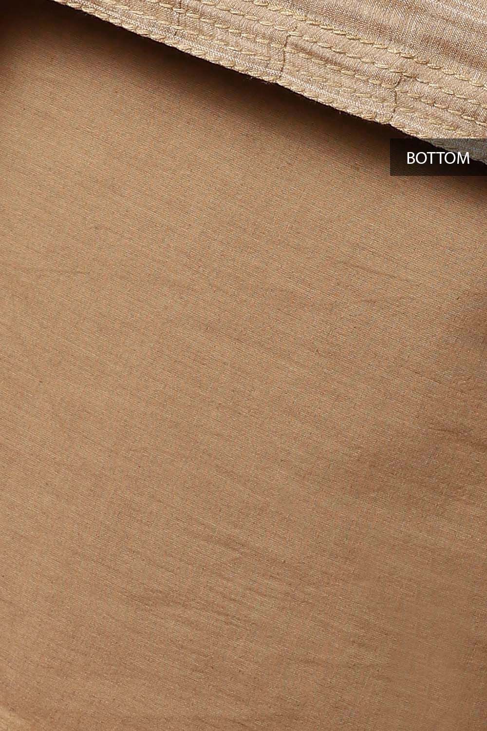 Beige Vanya Embroidered Unstitched Suit Set image number null