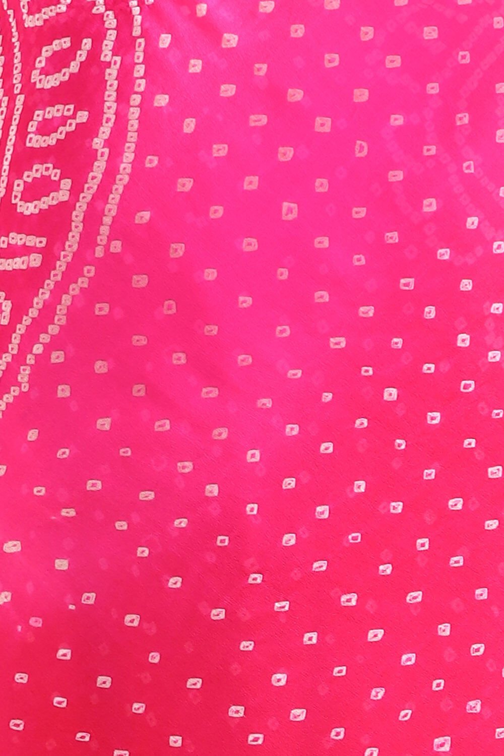 Pink Pure Georgette Bandhani Saree image number null