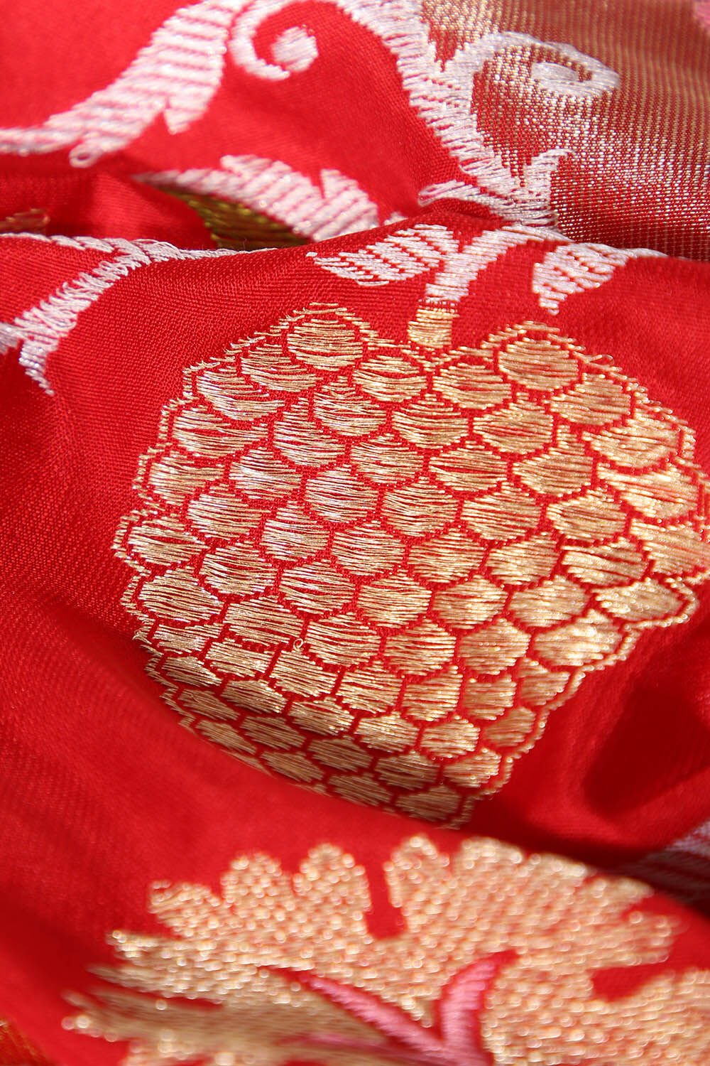 Multicolored Pure Silk Rangkaat Banarasi Saree image number null