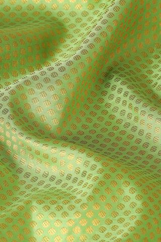 Light Green Pure Silk Kanjivaram Saree thumbnail image number null