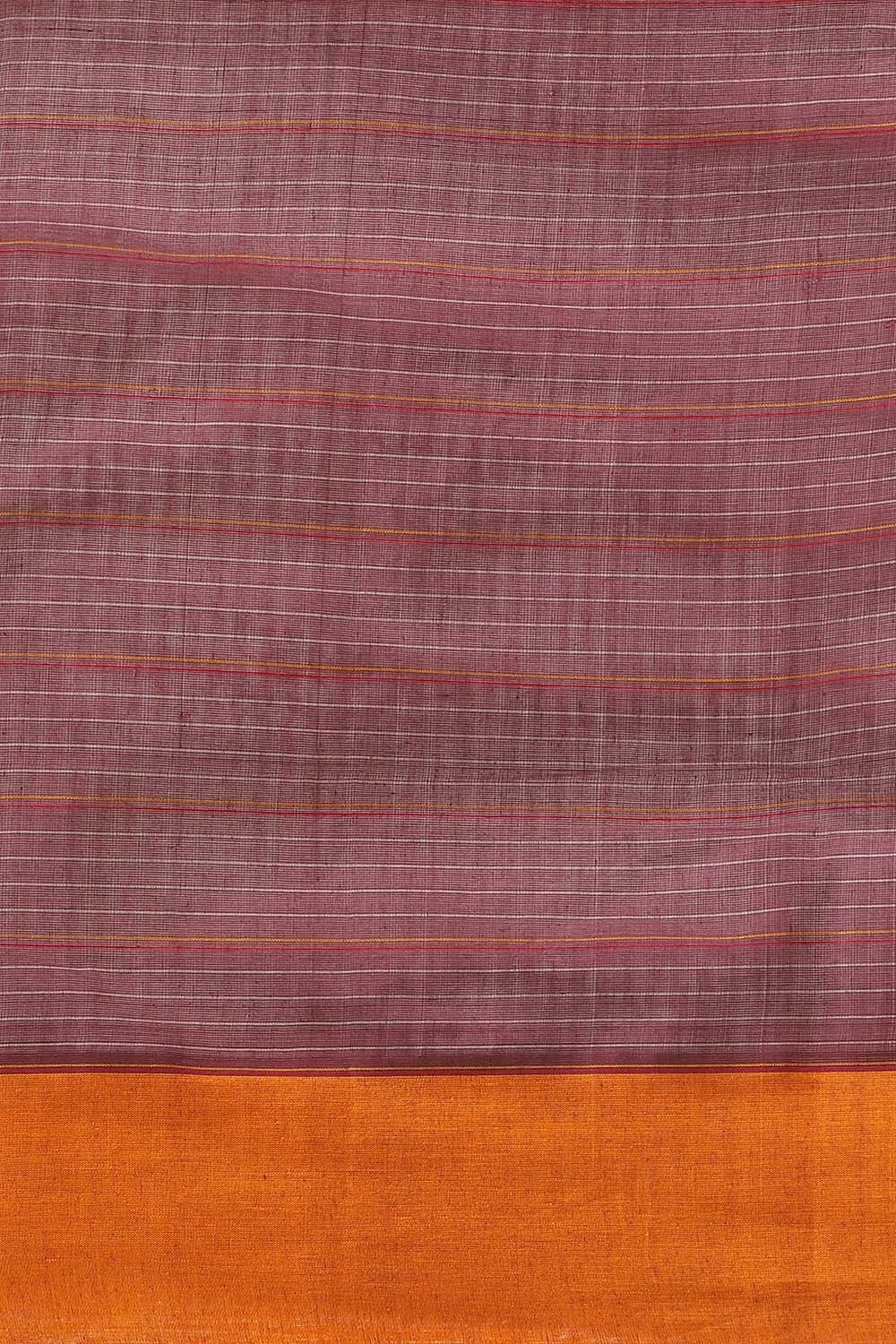 Violet Pure Cotton Naranyanpet Saree image number null