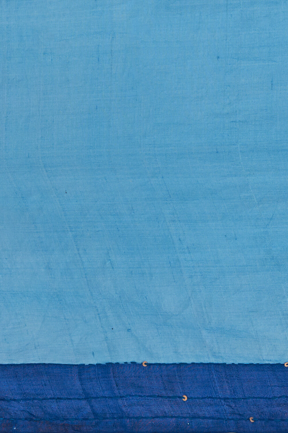 Light Blue Pure Silk Hand Painted Saree image number null