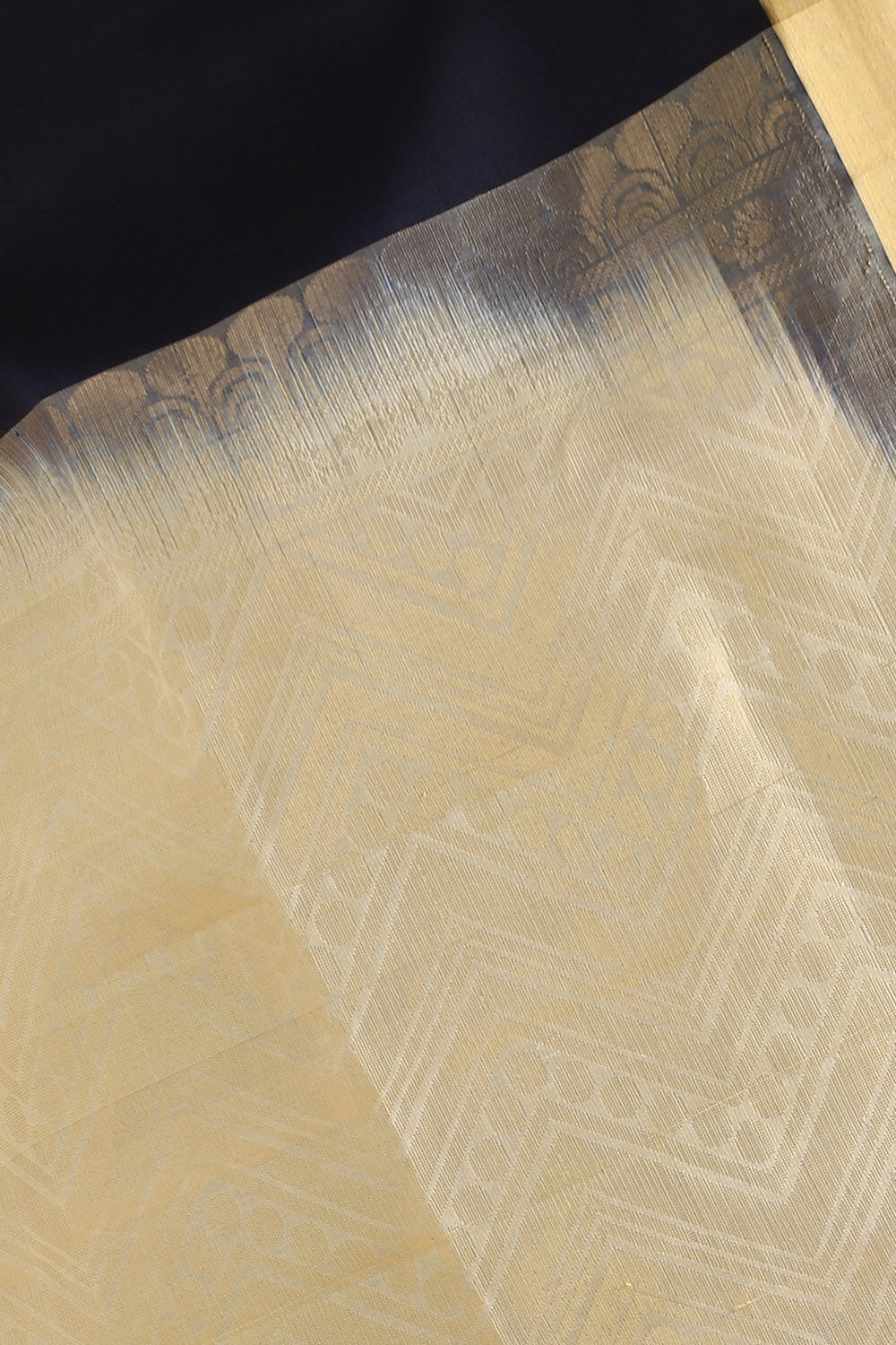 Dark Blue Pure Soft Silk Saree image number null
