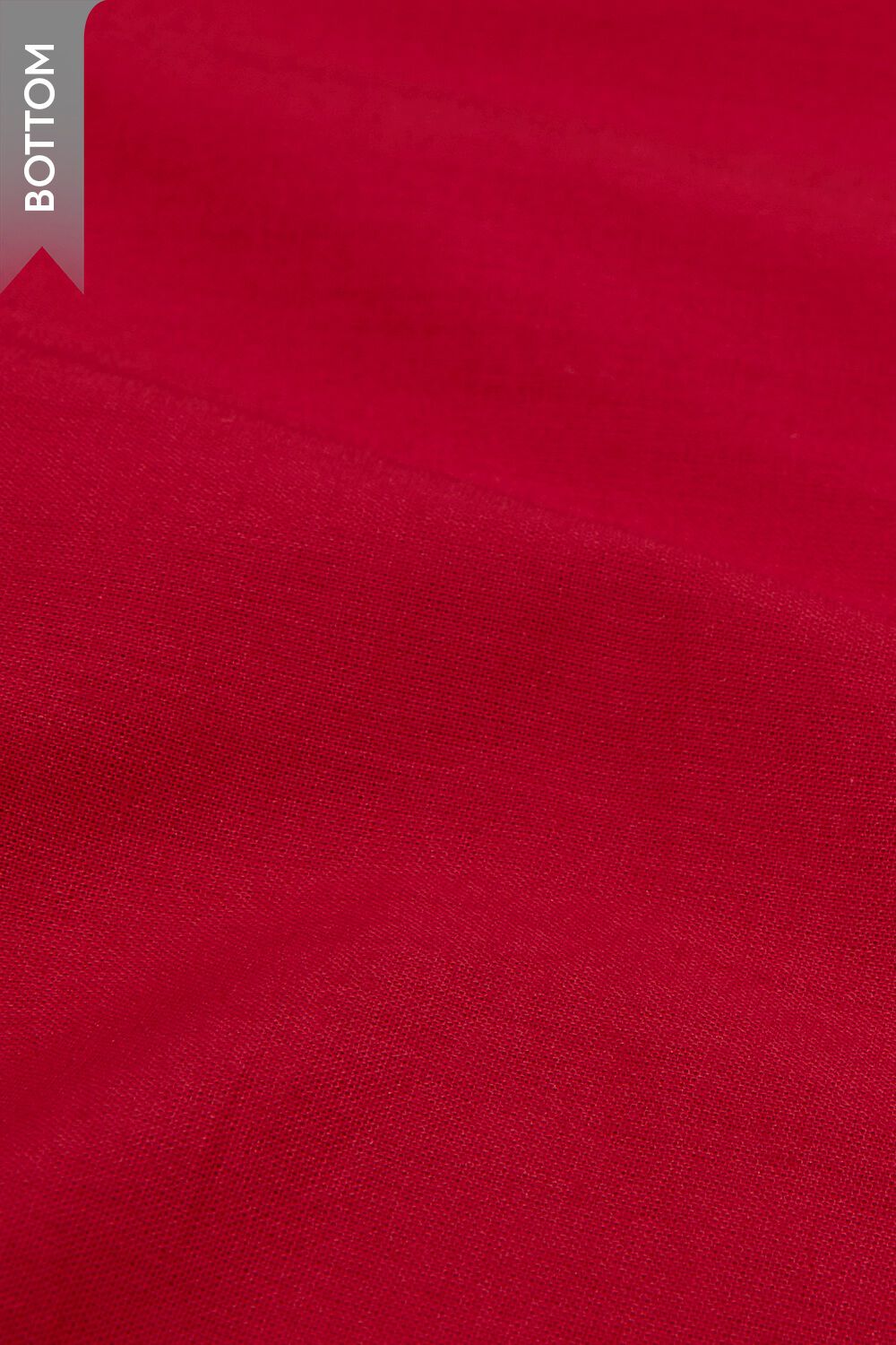 Red Woven Pure Cotton Unstitched Suit Set image number null