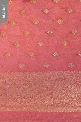 Pink Woven Pure Viscose Saree thumbnail image number null