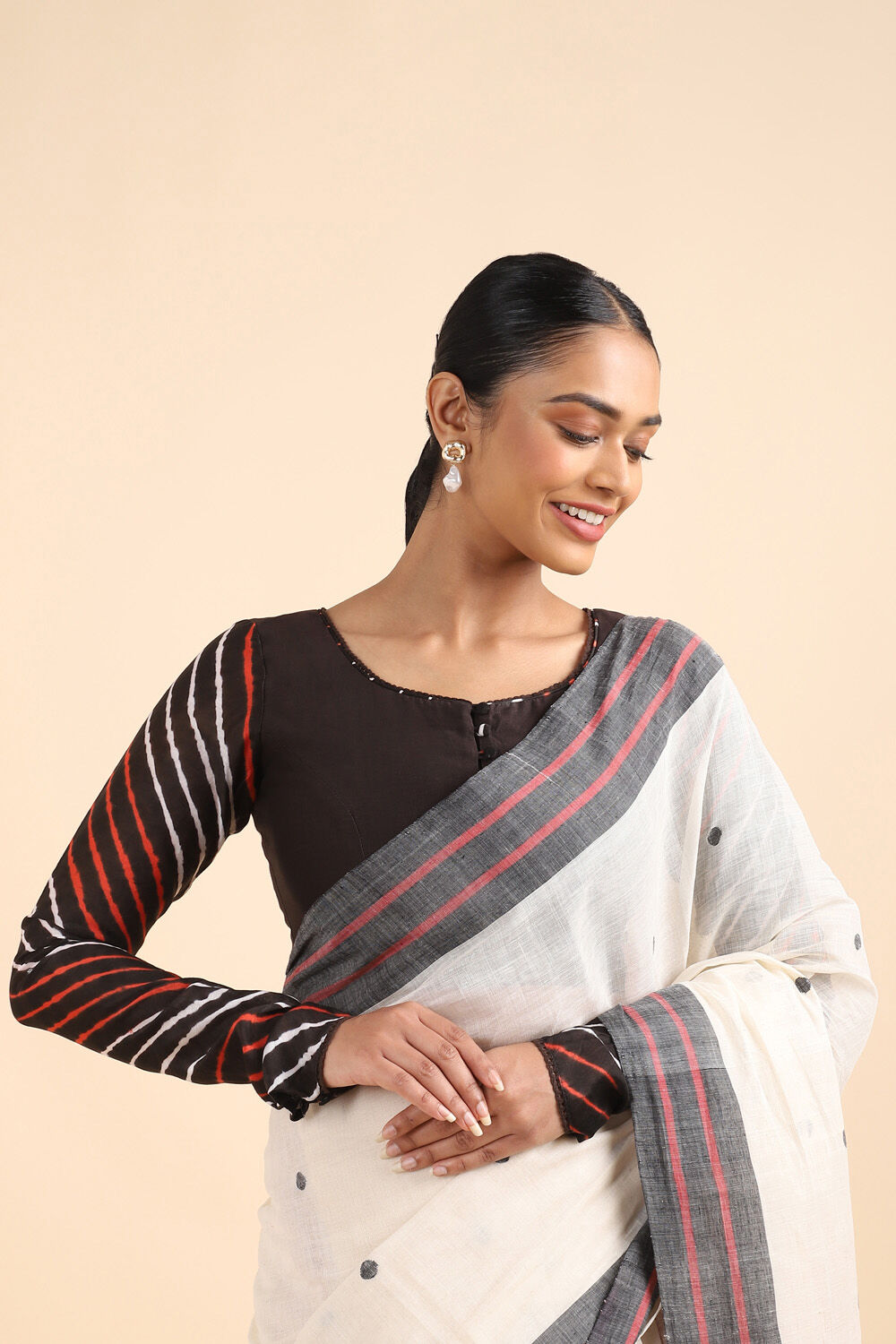 Cotton designer blouse best sale online