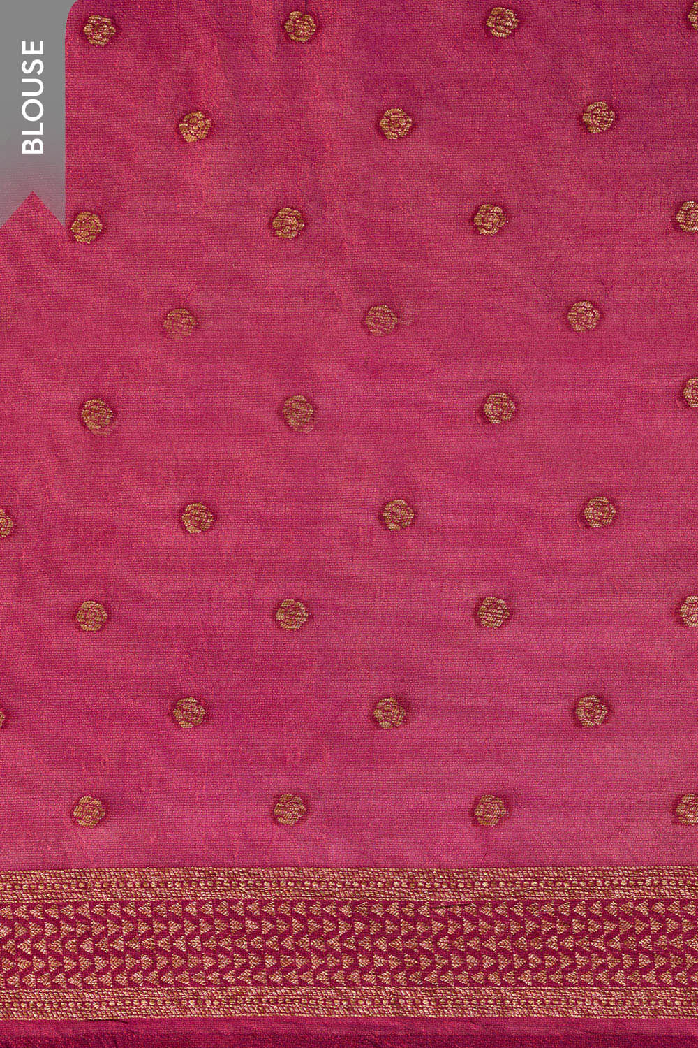 Purple Woven Pure Viscose Saree image number null