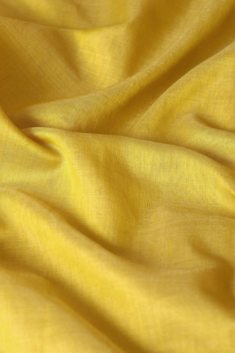 Yellow Pure Silk Cotton Maheswari Saree image number null
