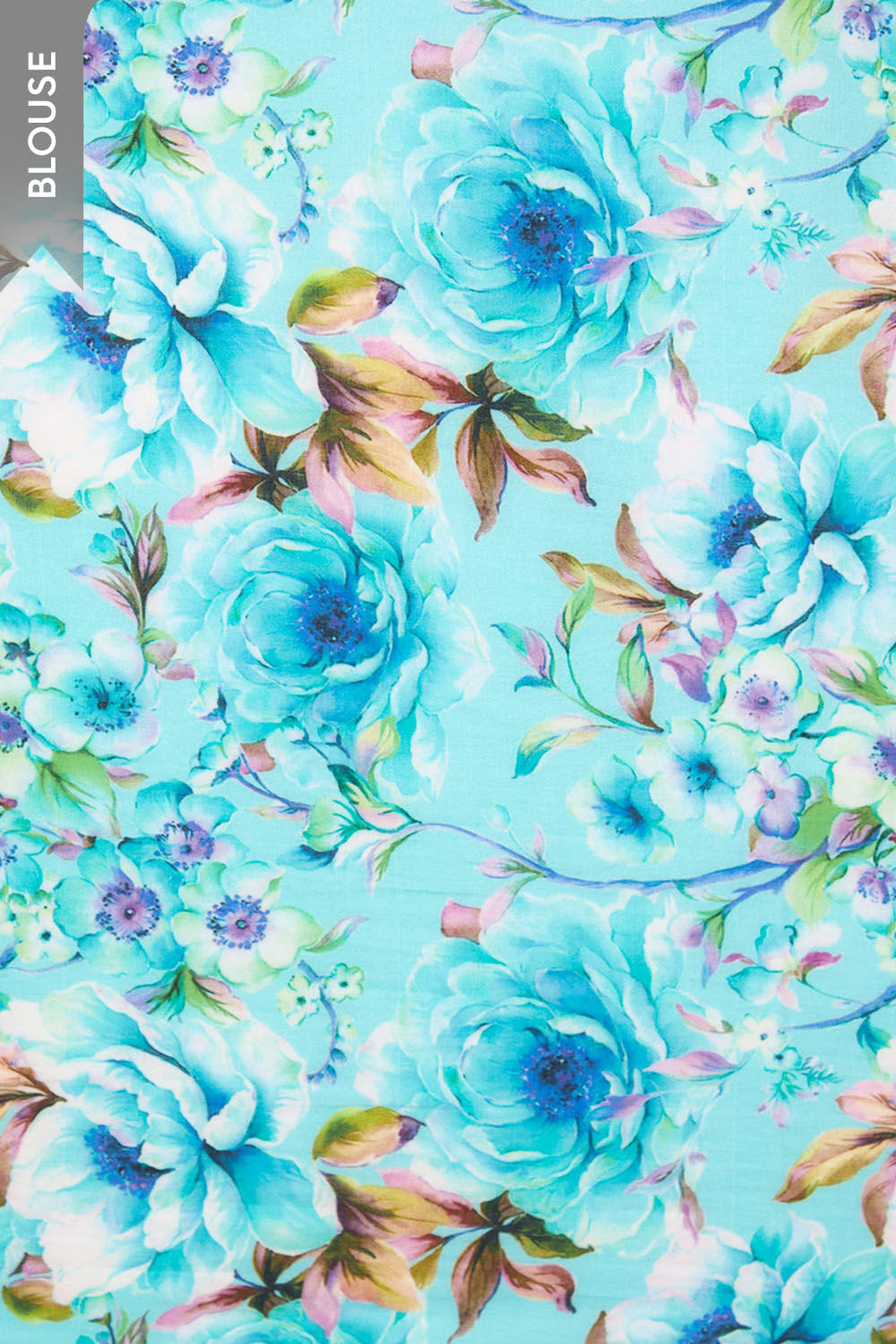 Blue Pure Kota Embroidered Saree image number null