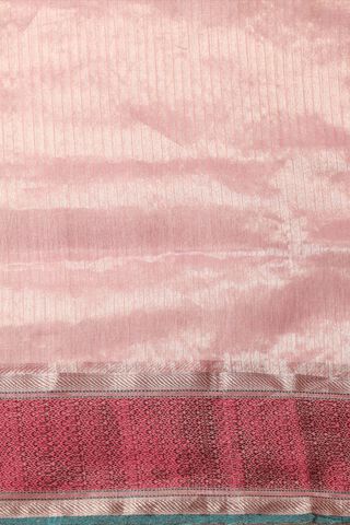 Pink Pure Silk Cotton Woven Maheshwari Saree thumbnail image number null