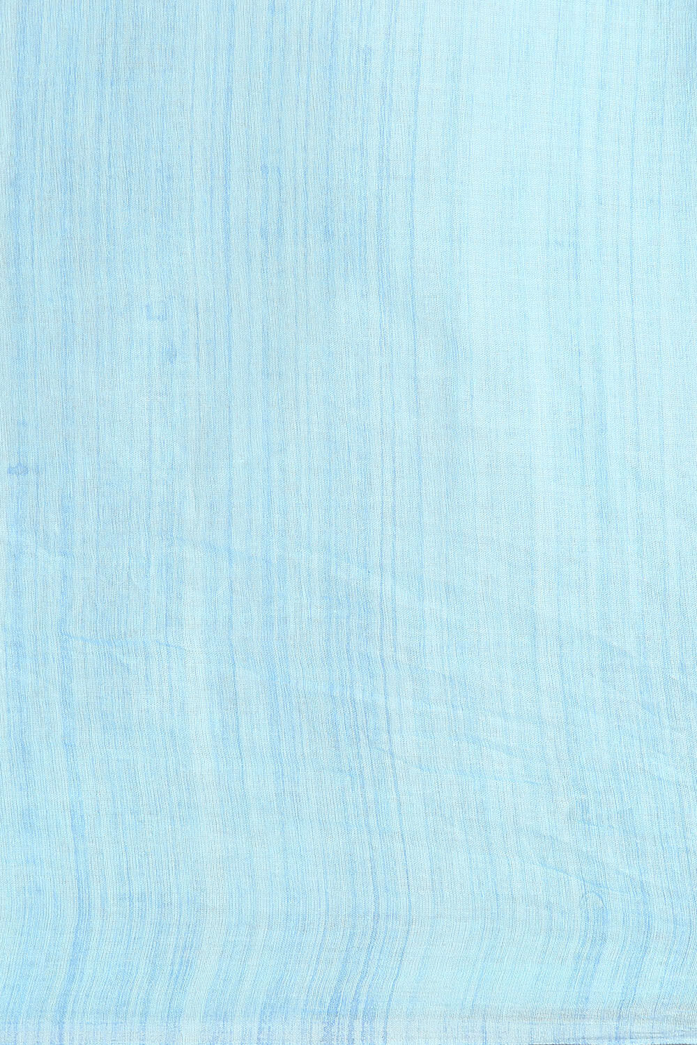 Blue Pure Cotton Mulmul Printed Saree image number null