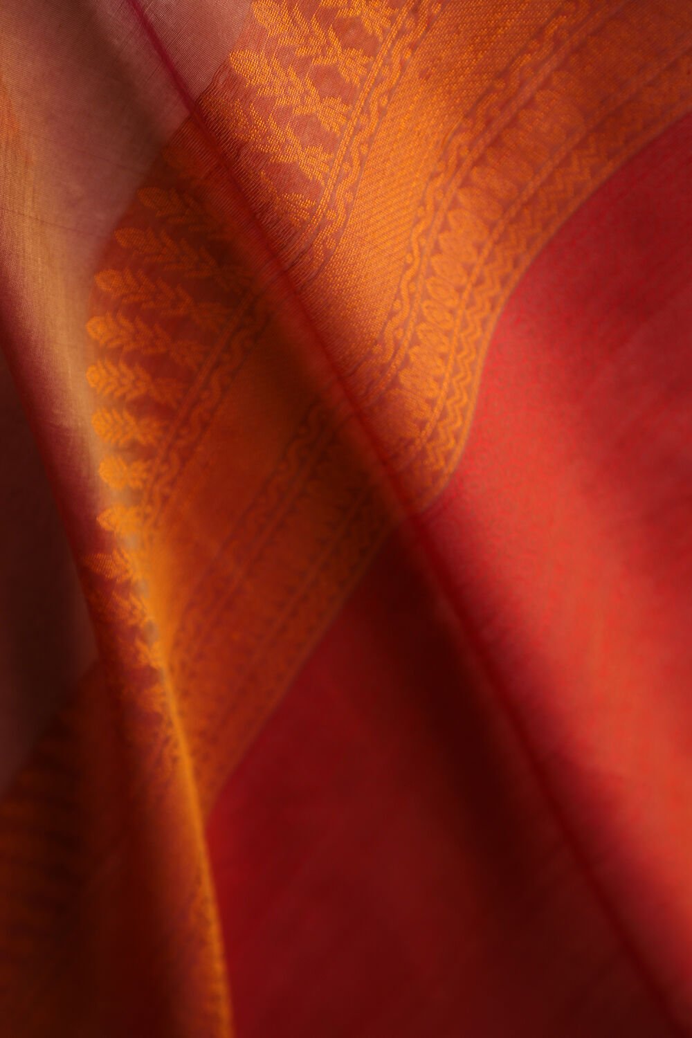 Purple South Pure Silk Cotton Woven Saree image number null