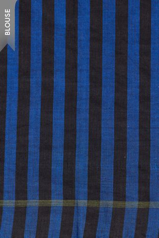 Black Odissa Pure Cotton Ikat Saree thumbnail image number null