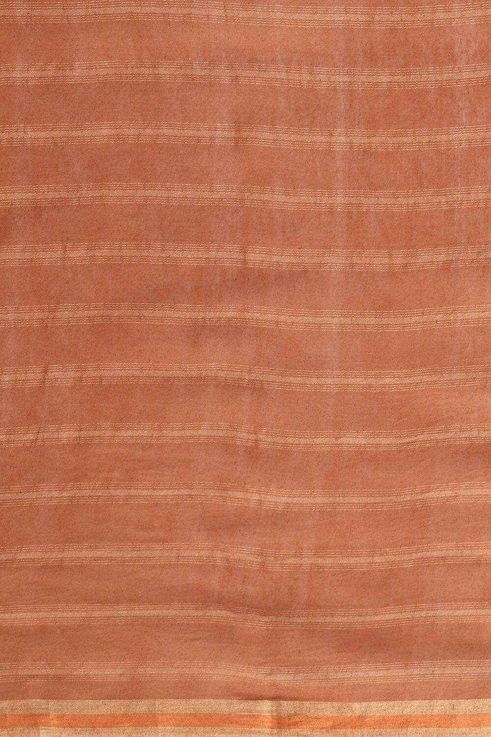 Brown Pure Tussar Silk Bhagalpuri Saree image number null