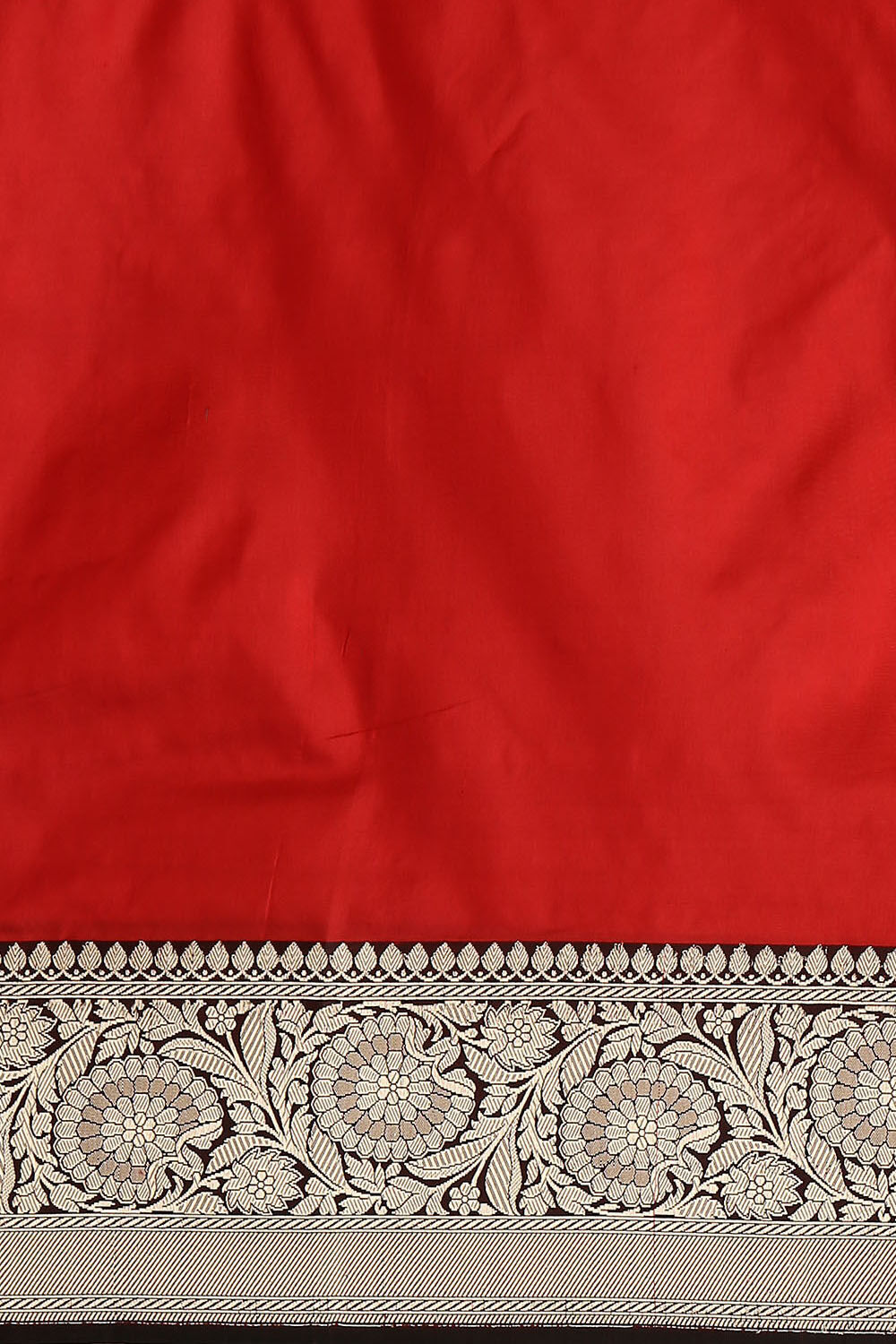 Red Pure Silk Banarasi Saree image number null