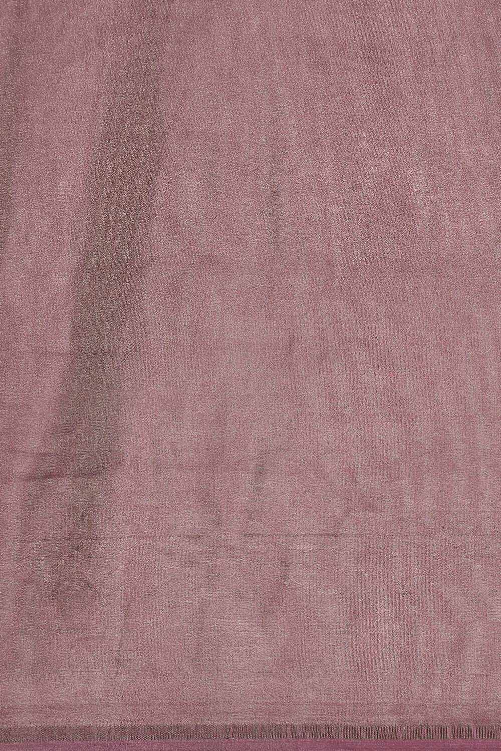 Violet Pure Silk Banarasi Saree image number null