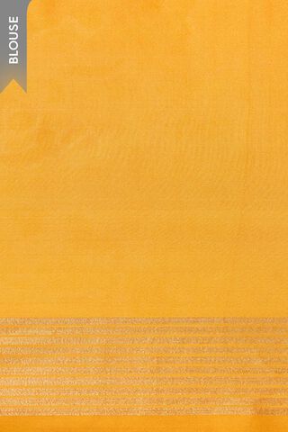 Light Yellow Silk Viscose Cutwork Banaras  Saree thumbnail image number null
