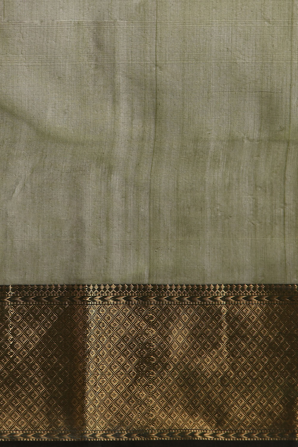 Green Pure Silk Cotton Maheswari Saree image number null
