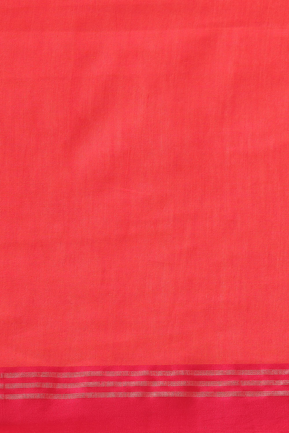 Orange Pure Cotton Bengal Saree image number null