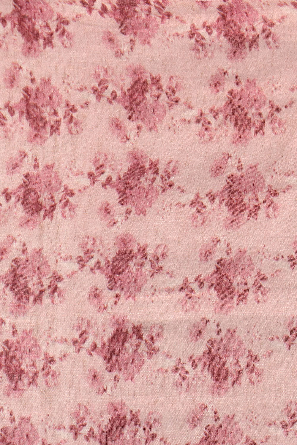 Light Pink Pure Linen Digital Printed Saree image number null