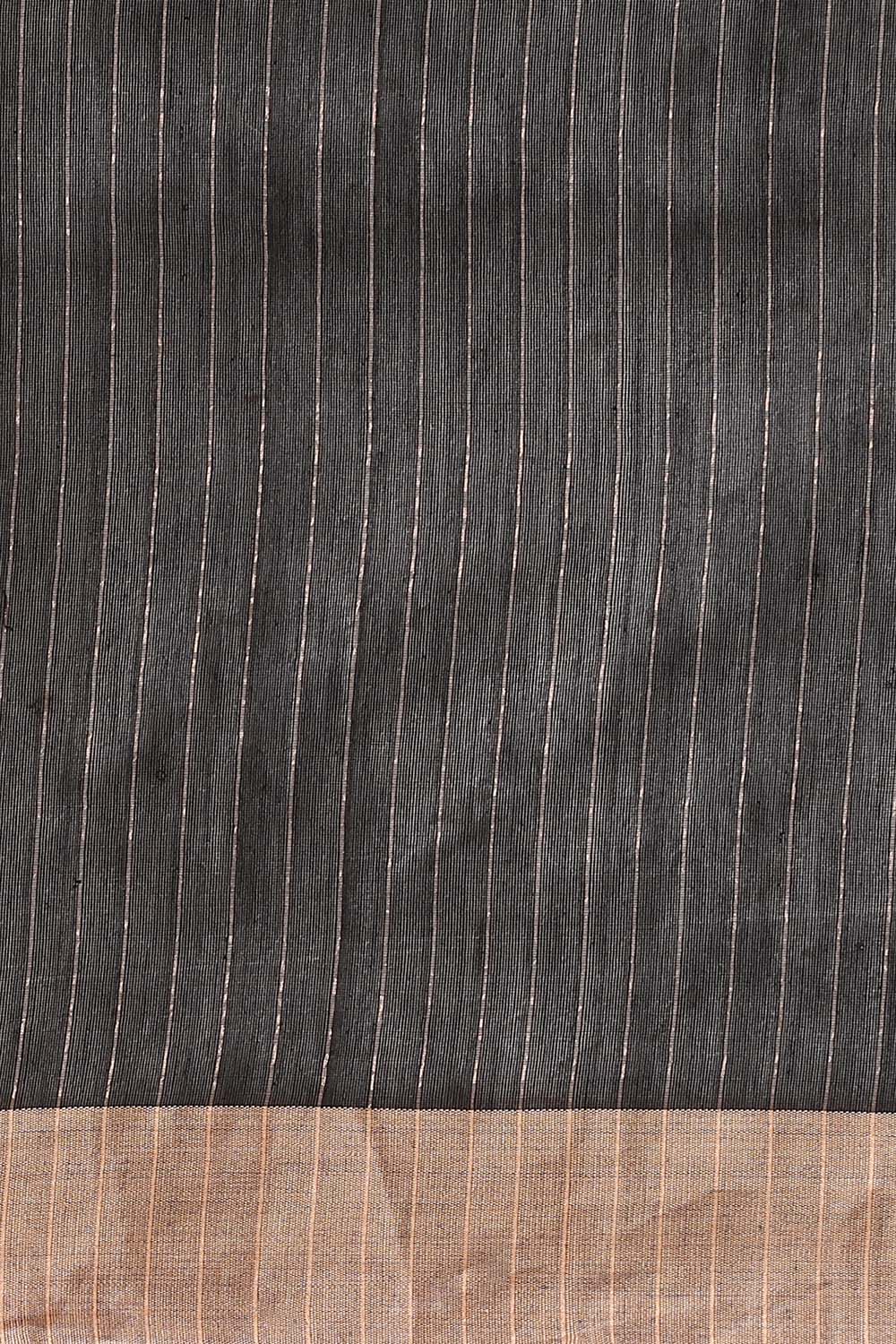 Dark Pink Pure Silk Cotton Bengal Saree image number null