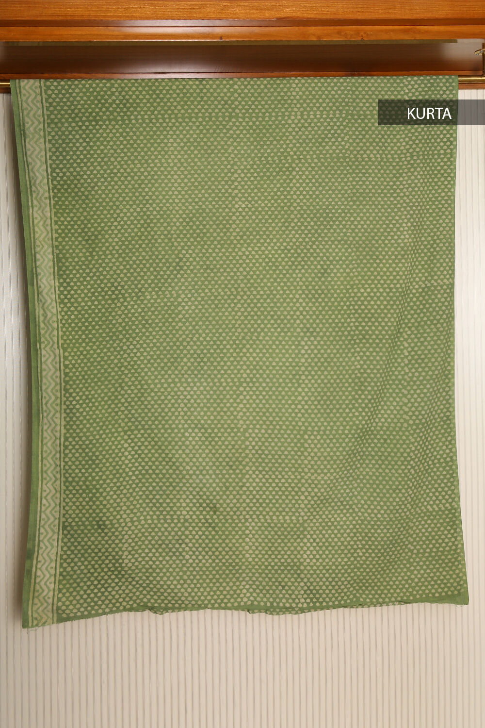 Sage Green Pure Cotton Suit Set image number null
