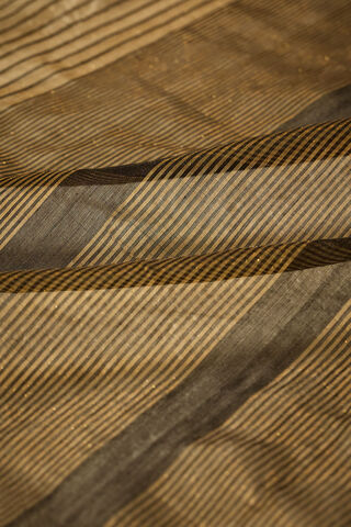 Black Woven Pure Silk Tissue Chanderi Saree thumbnail image number null