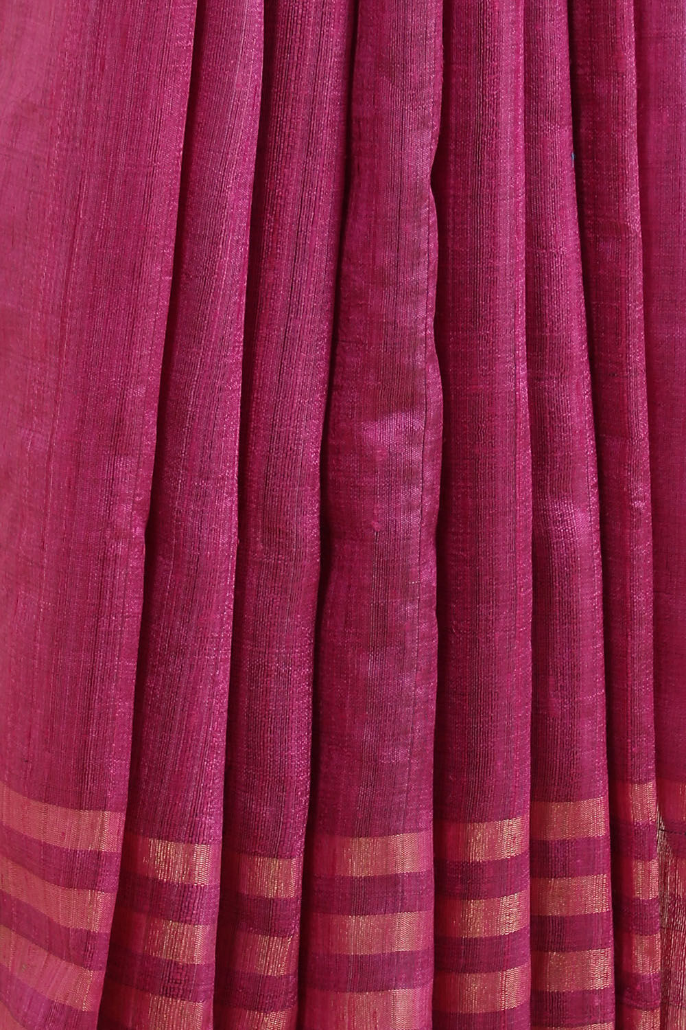 Violet Pure Tussar Silk Bhagalpuri Saree image number null