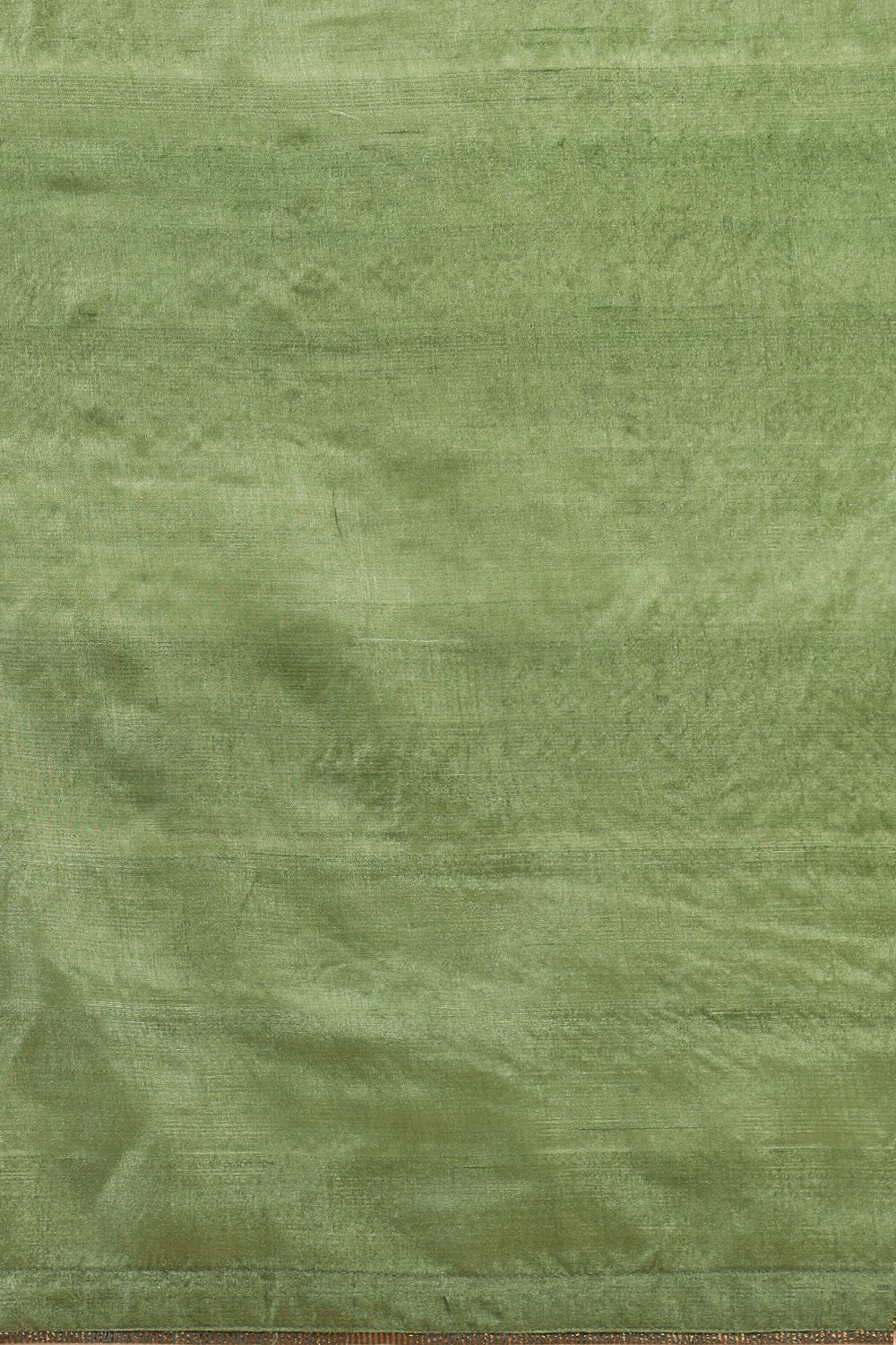 Green Pure Tussar Silk Hand Painted Saree image number null