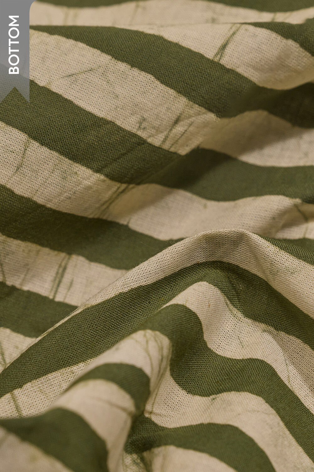 Light Green Pure Cotton Batik Unstitched Suit Set image number null