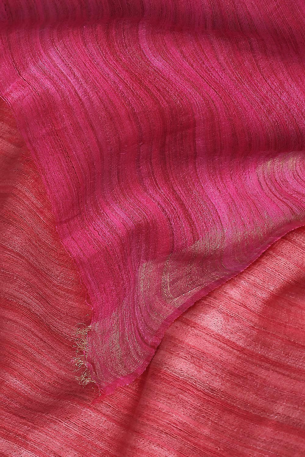 Pink Pure Tussar Tie and Dye image number null
