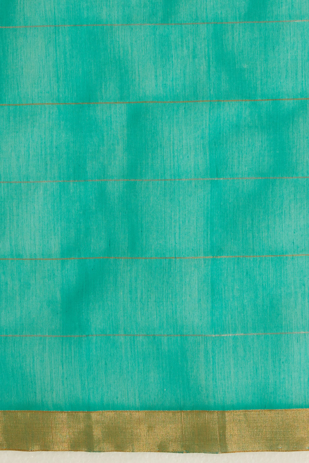 Blue Pure Silk Cotton Chanderi Saree image number null