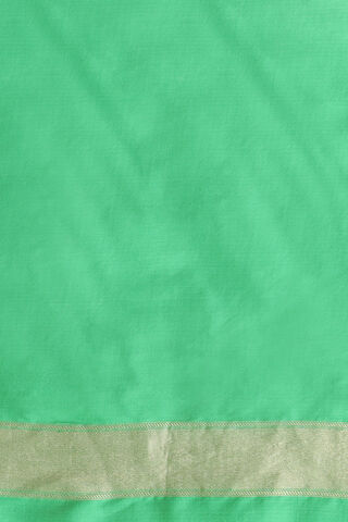 Light Green Pure Silk Banarasi Saree thumbnail image number null