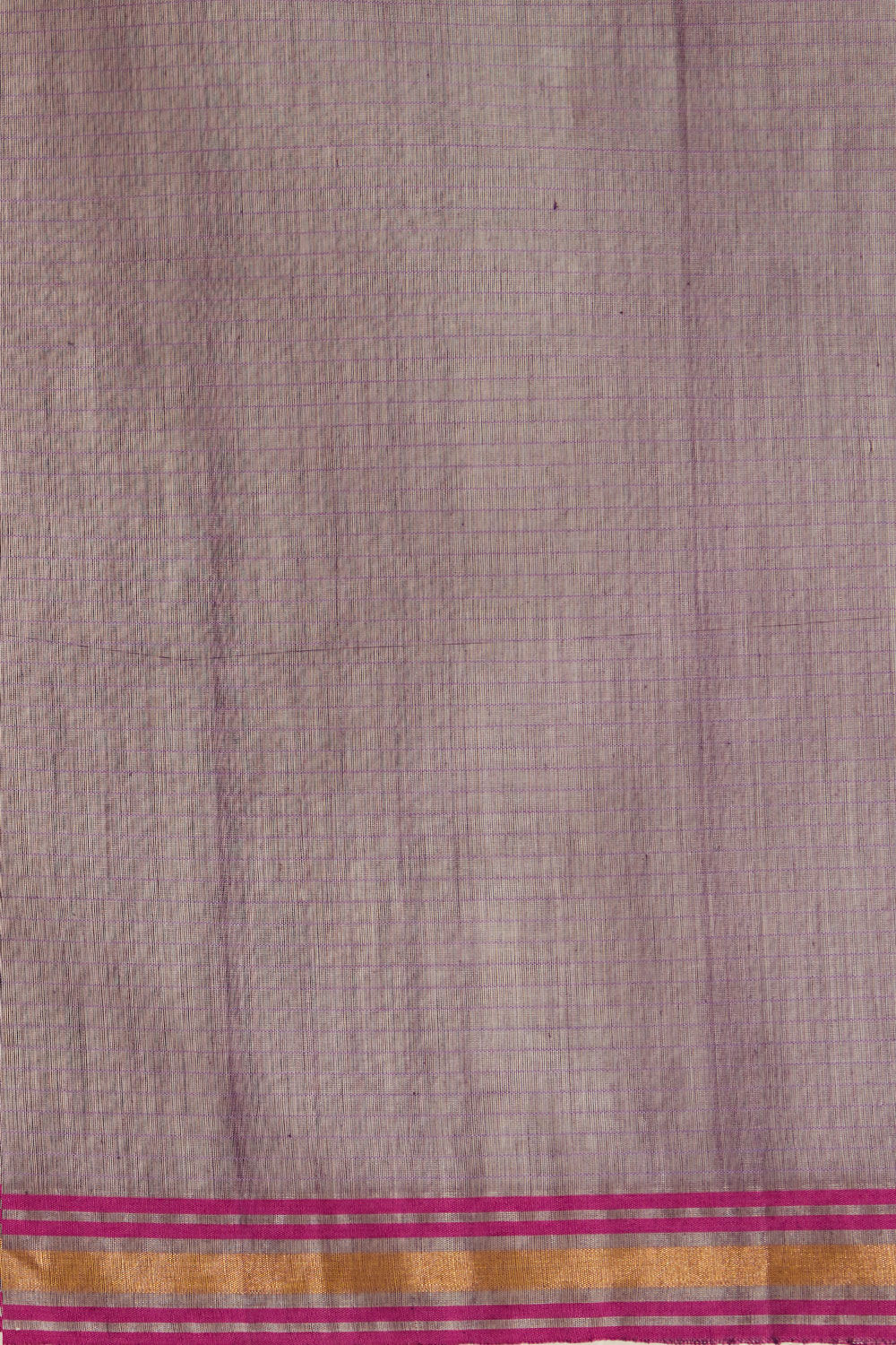 Purple Pure Silk Cotton Chanderi Saree image number null