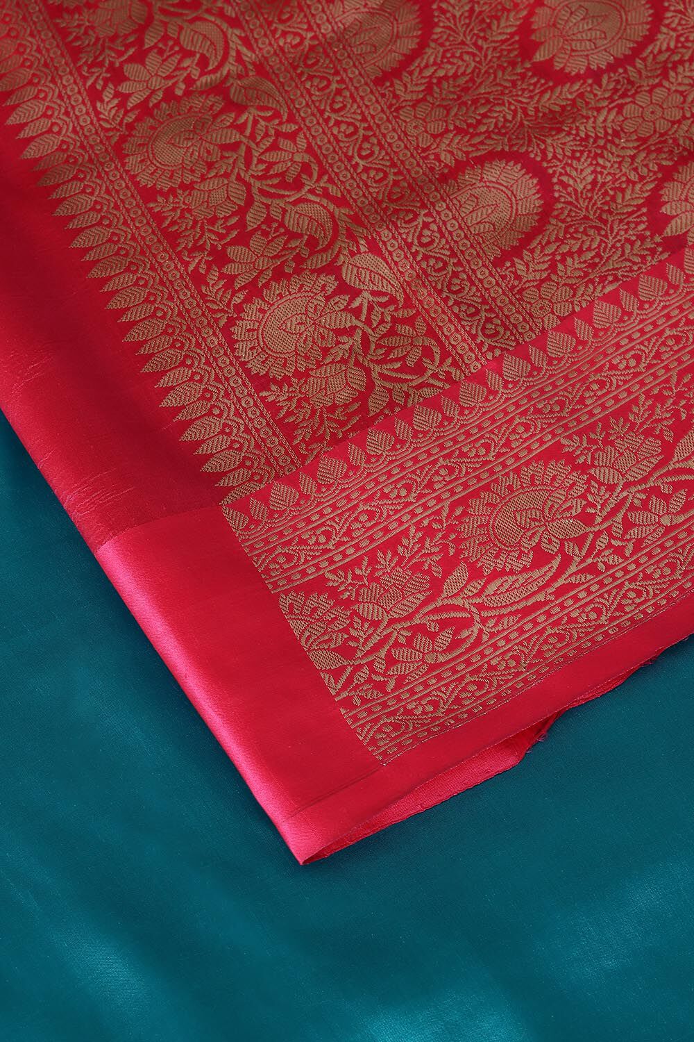 Light Blue Pure Silk Banarasi Saree image number null