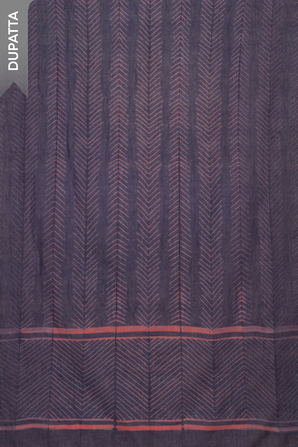 Blue Pure Cotton Ajrakh Unstitched Suit Set image number null