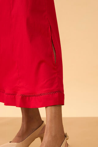 Light Red Woven Cotton Lycra Inskirt thumbnail image number null