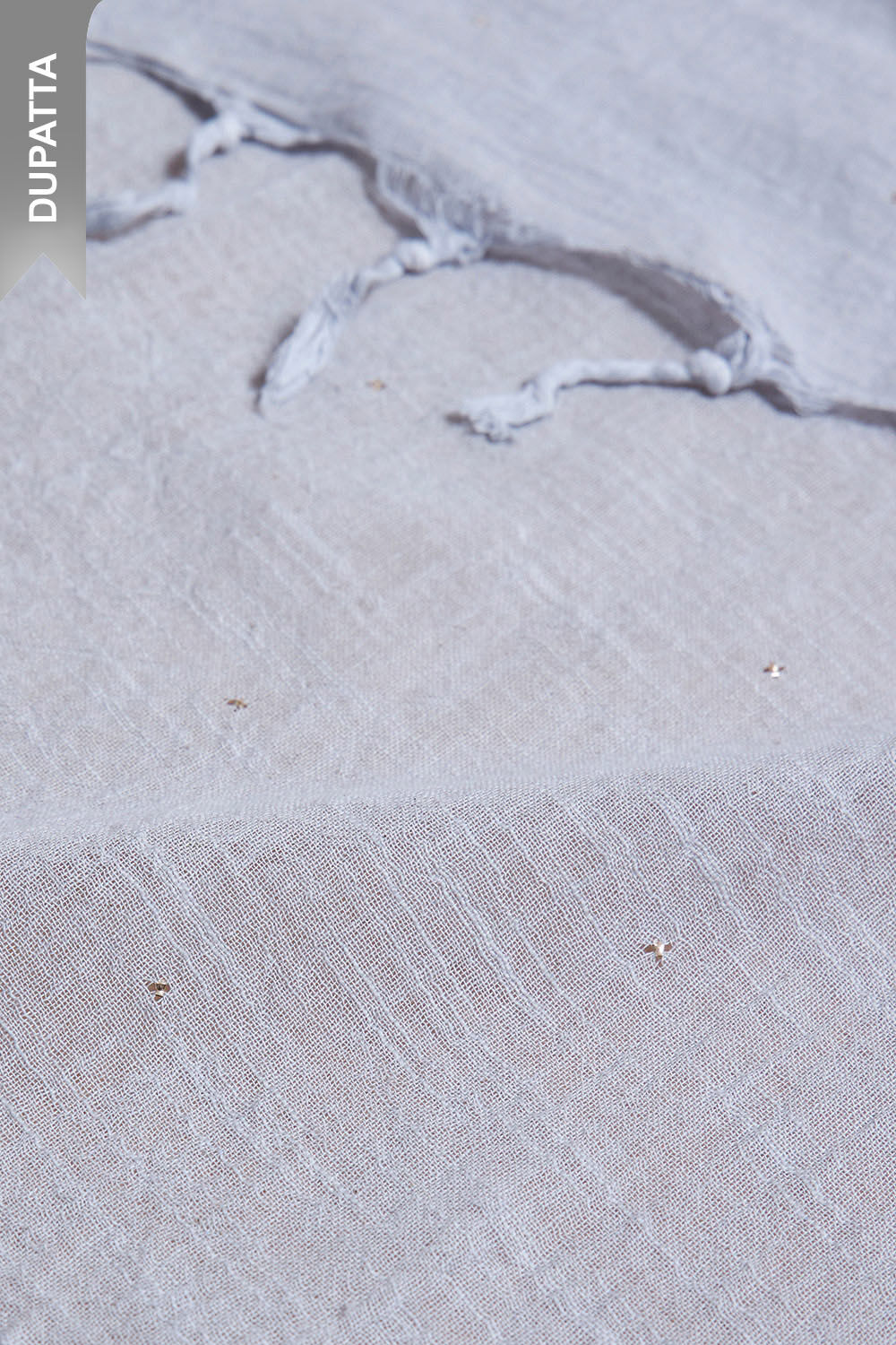 Grey Screen Printed Pure Cotton Suit Set image number null