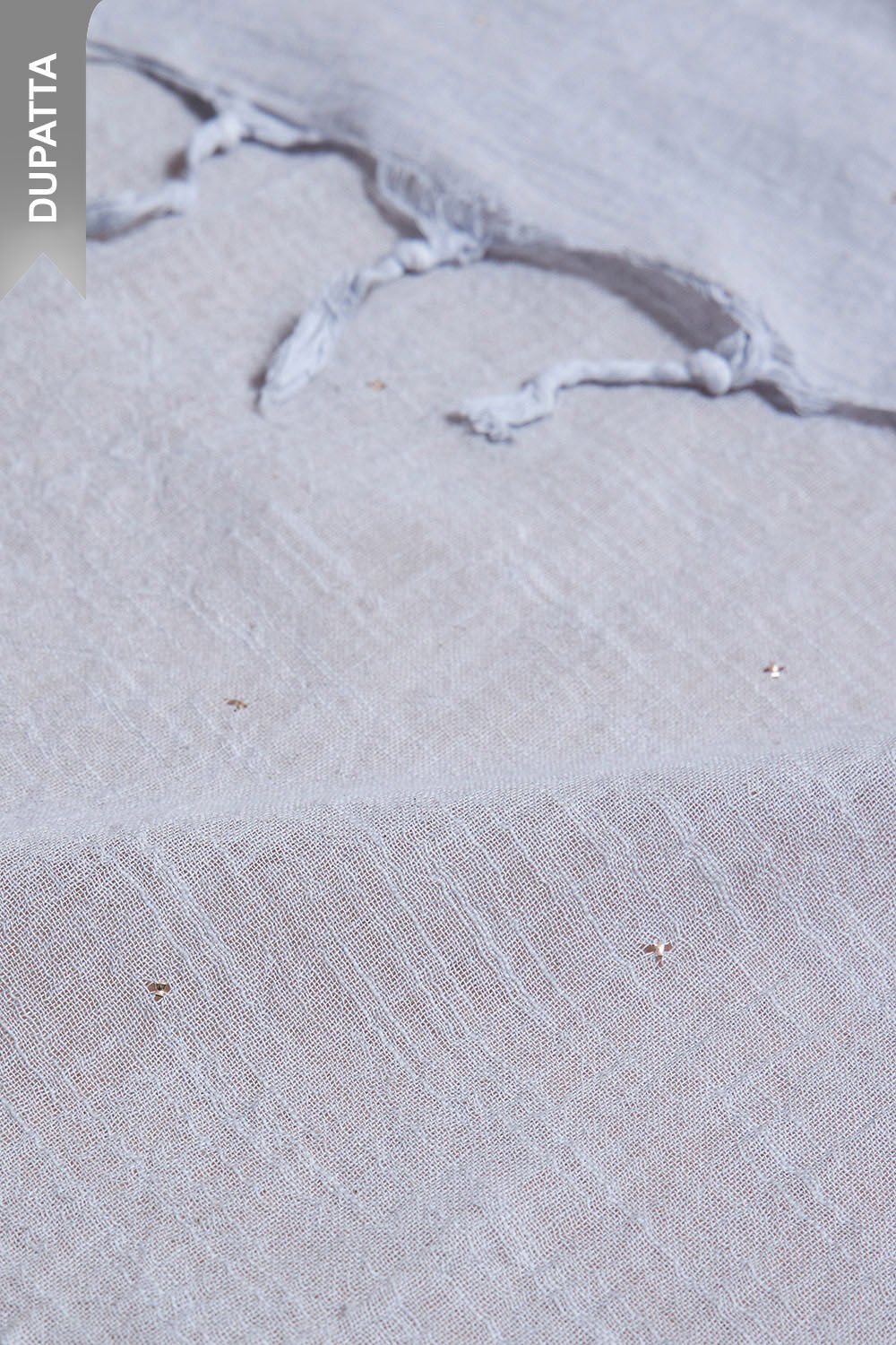Grey Screen Printed Pure Cotton Suit Set image number null