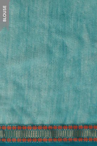 Light Blue Woven Pure Silk Cotton Maheshwari Saree thumbnail image number null