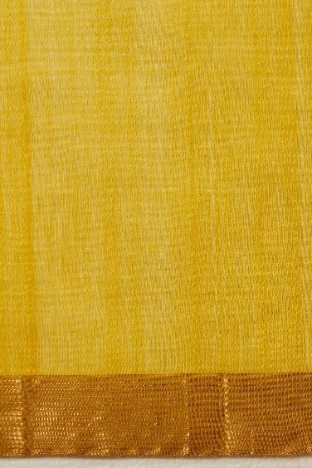 Yellow Pure Silk Cotton Chanderi Saree image number null
